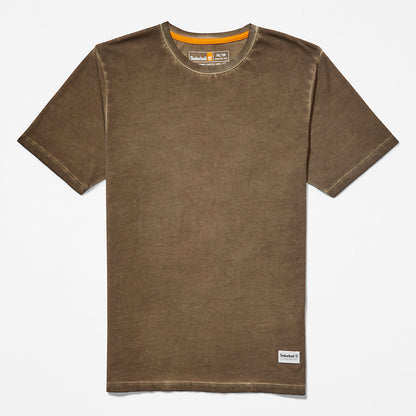 Mens Lamprey River T-shirt for Men in Dark Green - Timberland