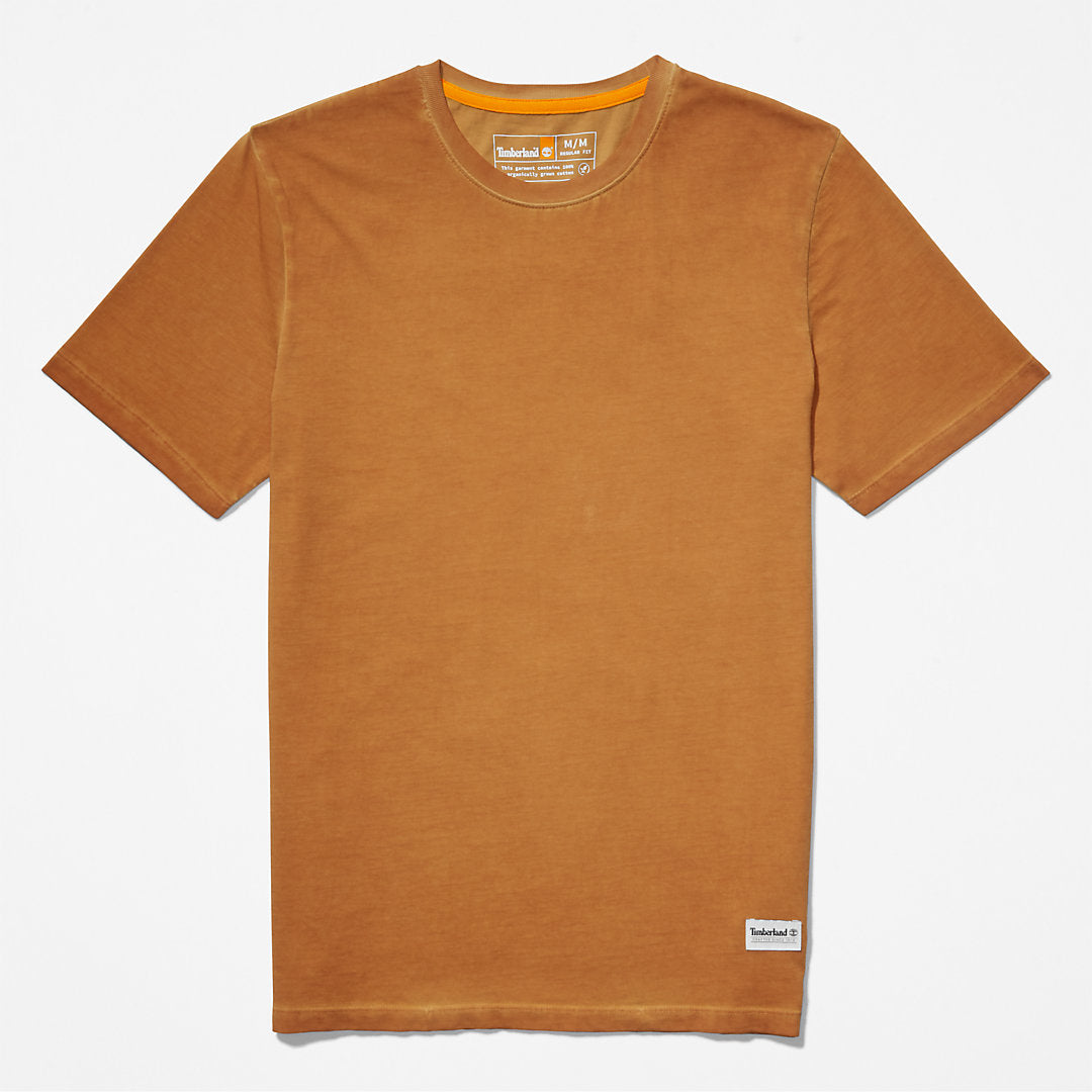 Mens Lamprey River Garment-Dyed T-Shirt for Men in Brown - Timberland