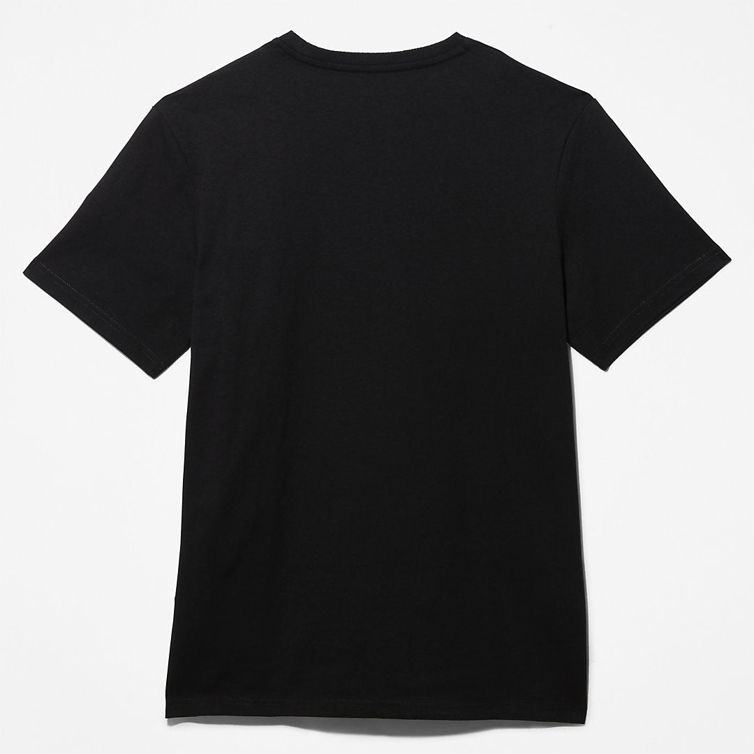 Mens Outdoor Heritage Linear-Logo T-Shirt for Men in Black - Timberland