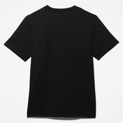 Mens Outdoor Heritage Linear-Logo T-Shirt for Men in Black - Timberland