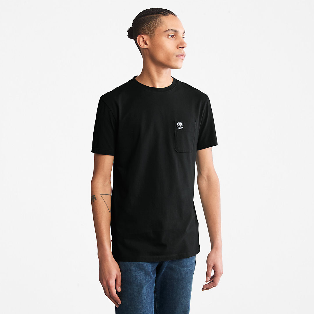 Mens Dunstan River Pocket T-shirt for Men in Black - Timberland