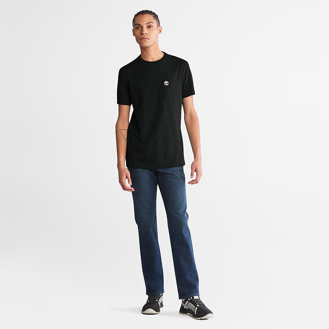 Mens Dunstan River Pocket T-shirt for Men in Black - Timberland