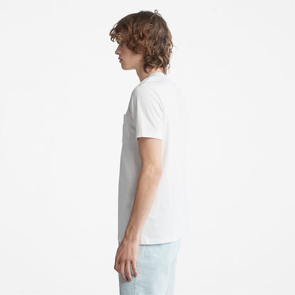 Mens Dunstan River Pocket T-shirt for Men in White - Timberland