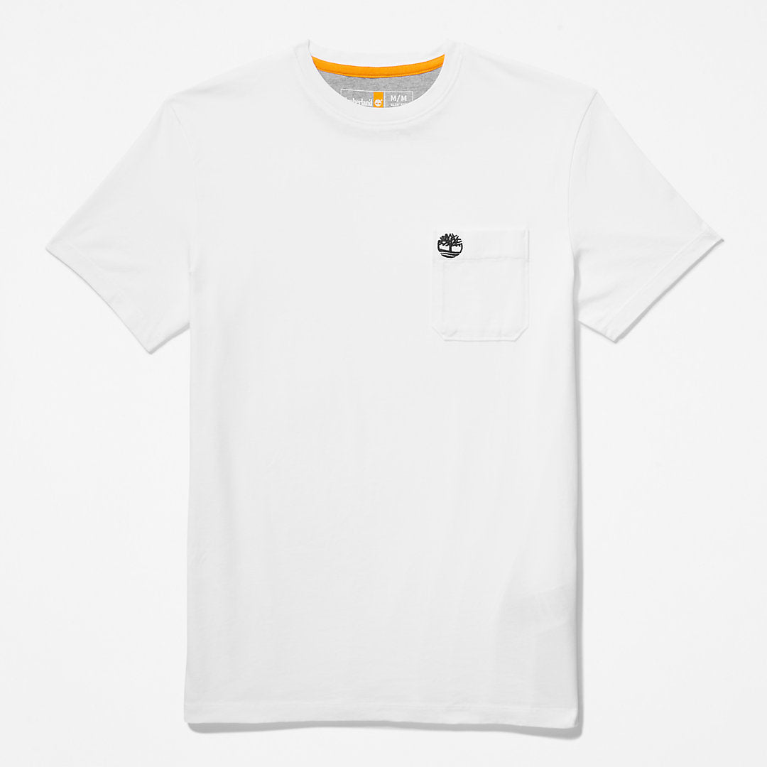 Mens Dunstan River Pocket T-shirt for Men in White - Timberland