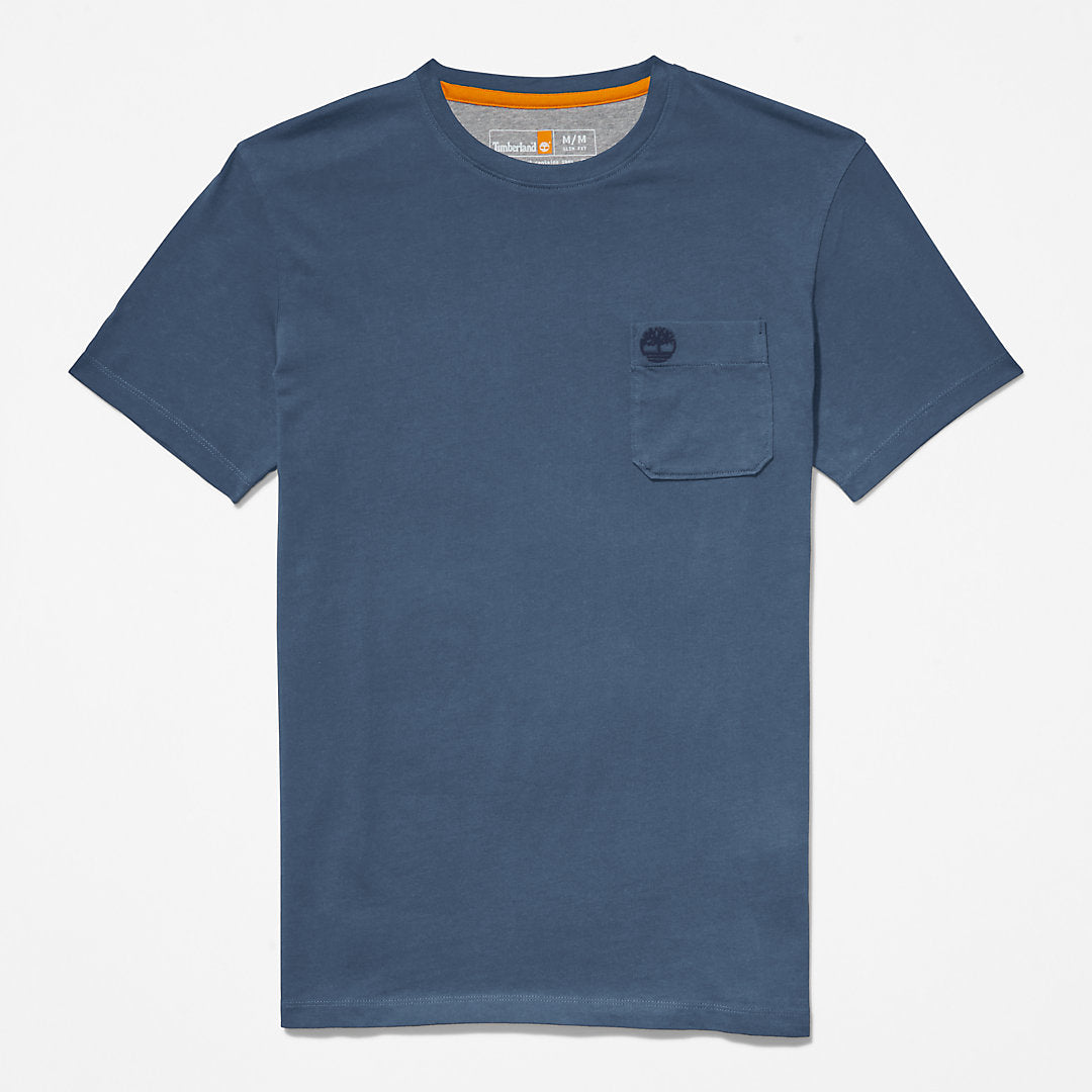 Mens Dunstan River One-Pocket T-Shirt for Men in Blue - Timberland
