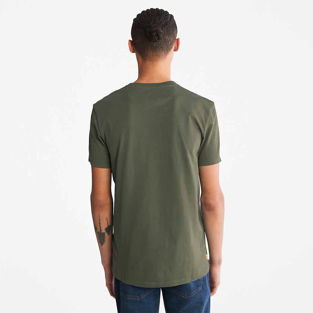 Mens Dunstan River Pocket T-shirt for Men in Green - Timberland