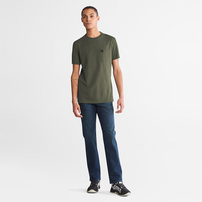 Mens Dunstan River Pocket T-shirt for Men in Green - Timberland