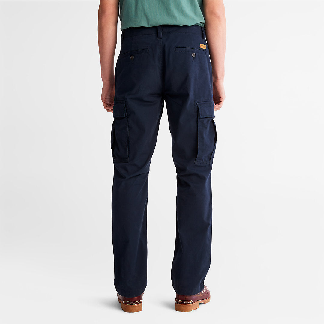 Mens Squam Lake Cargo Trousers for Men in Navy - Timberland