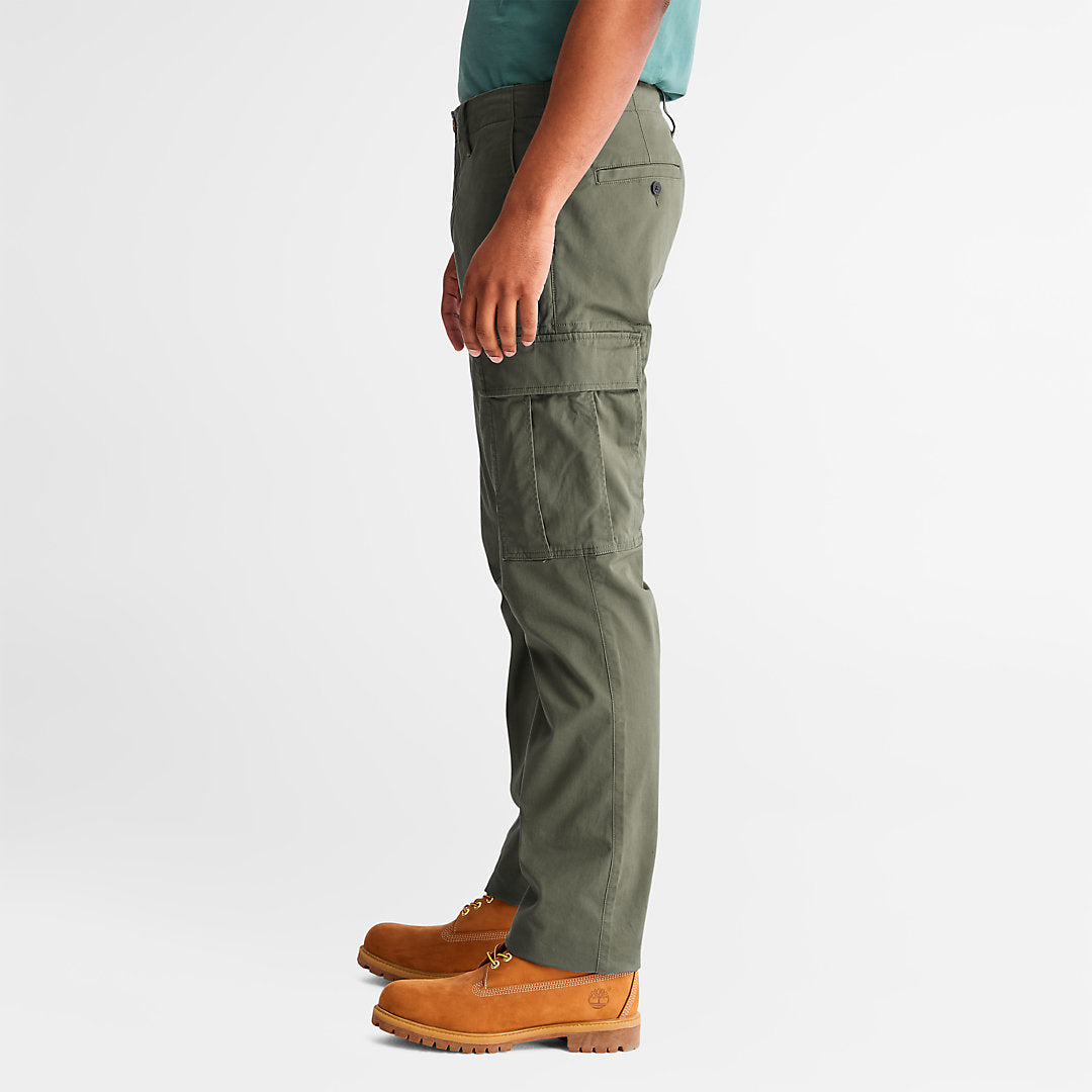Mens Squam Lake Cargo Trousers for Men in Green - Timberland