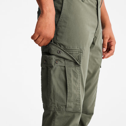 Mens Squam Lake Cargo Trousers for Men in Green - Timberland