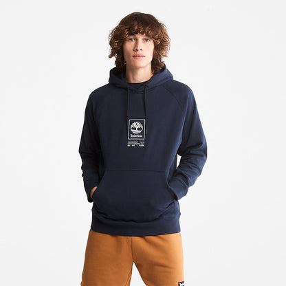 Mens Heavyweight Logo Hoodie for All Gender in Navy - Timberland