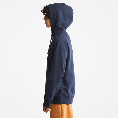 Mens Heavyweight Logo Hoodie for All Gender in Navy - Timberland