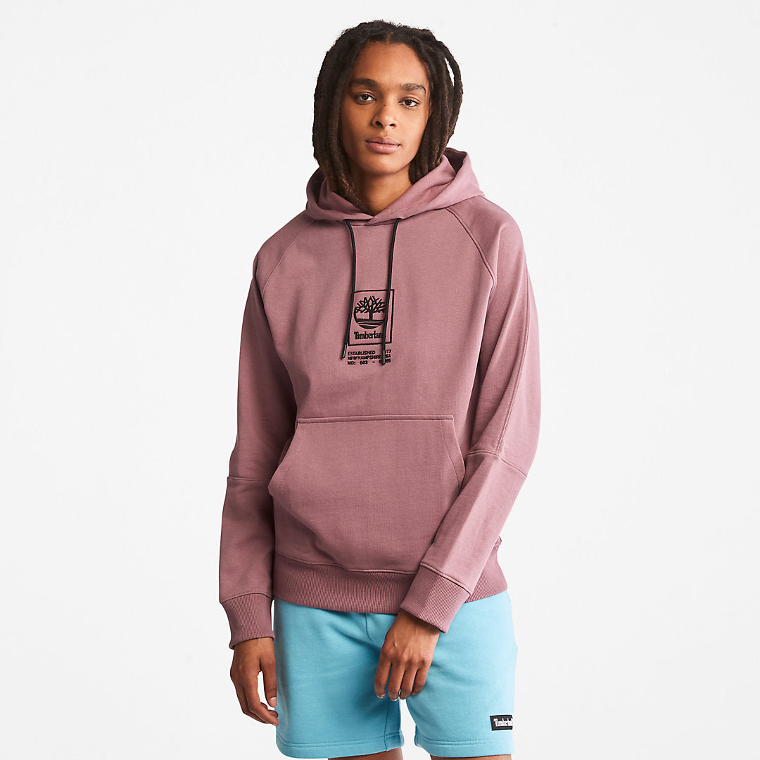 Mens Heavyweight Logo Hoodie for All Gender in Pink - Timberland