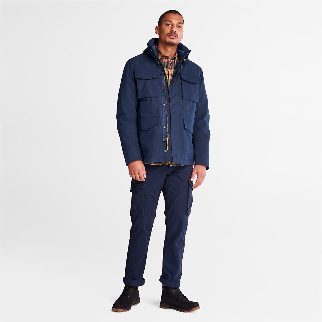 Mens Snowdon Peak 3-in-1 M65 Jacket for Men in Navy - Timberland