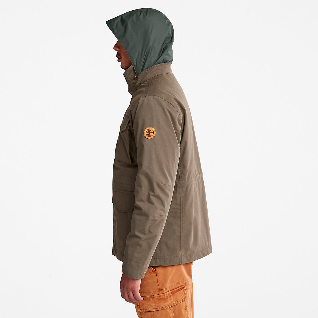 Mens Snowdon Peak 3-in-1 M65 Jacket for Men in Dark Green - Timberland