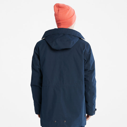 Mens Snowdon Peak 3-in-1 Waterproof Parka for Men in Navy - Timberland