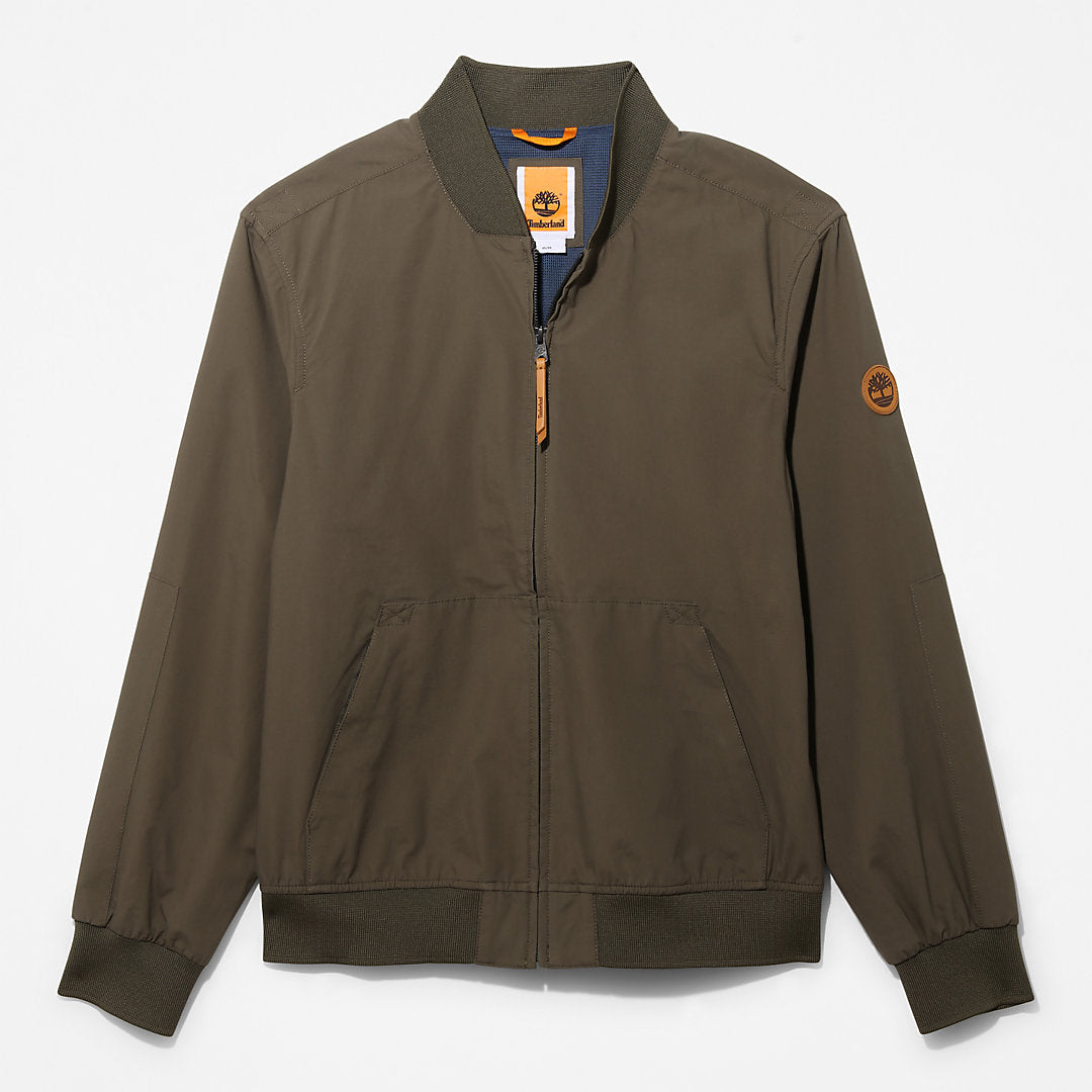 Mens Outdoor Heritage Bomber Jacket for Men in Dark Green - Timberland