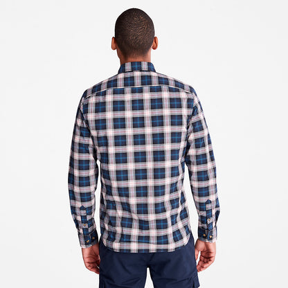 Mens Eastham River Tartan Shirt for Men in Light Grey - Timberland