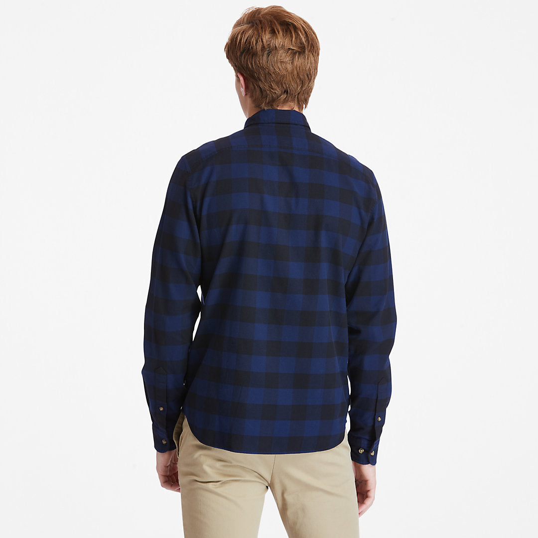 Mens Mascoma River Check Shirt for Men in Navy - Timberland