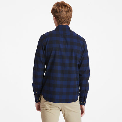 Mens Mascoma River Check Shirt for Men in Navy - Timberland