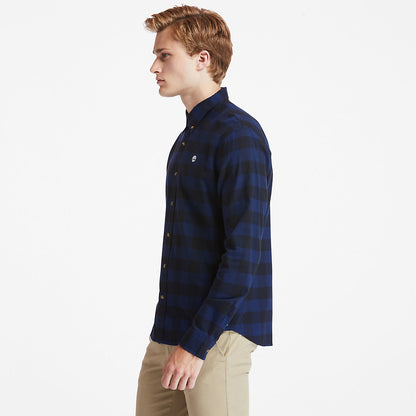 Mens Mascoma River Check Shirt for Men in Navy - Timberland