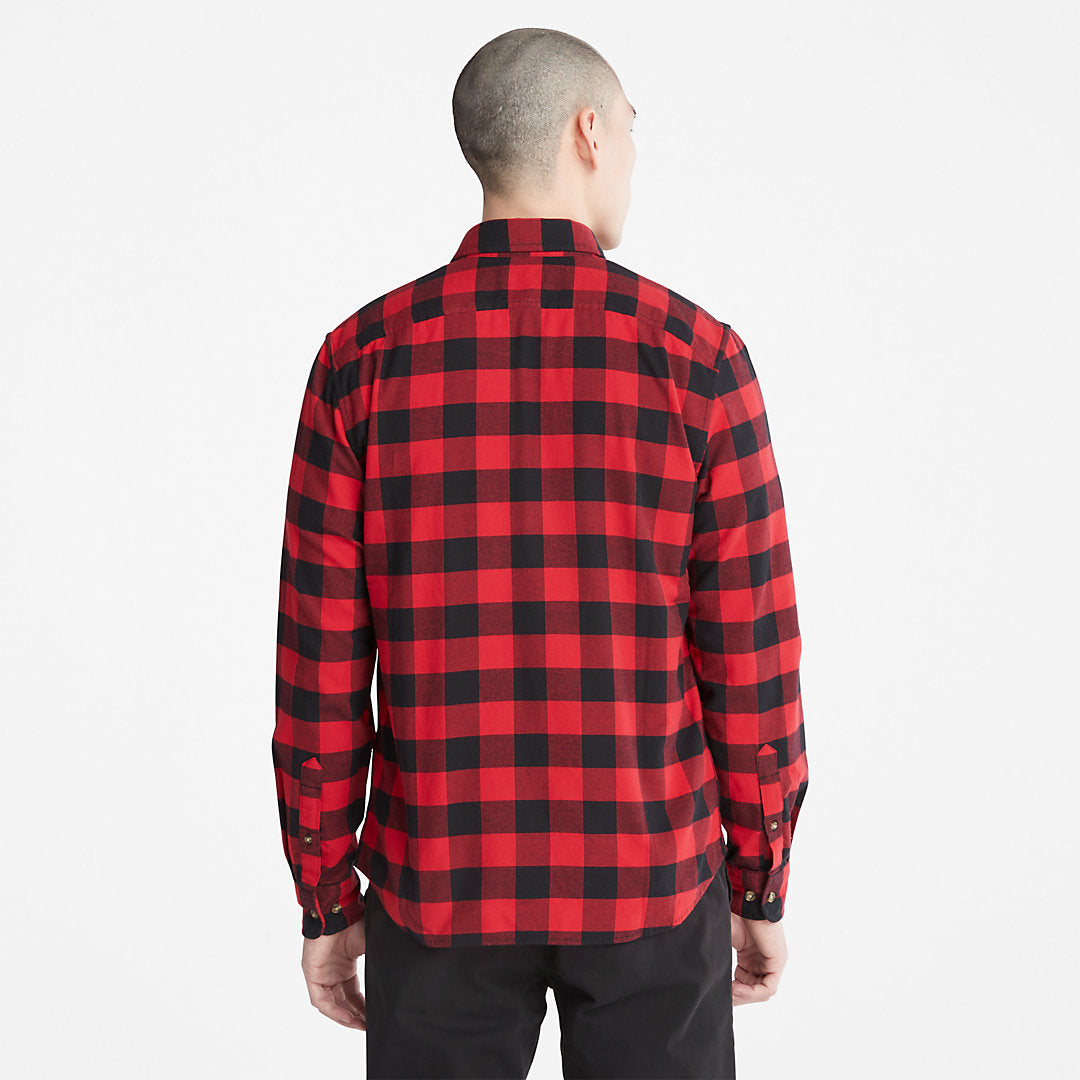 Mens Mascoma River Check Shirt for Men in Red - Timberland