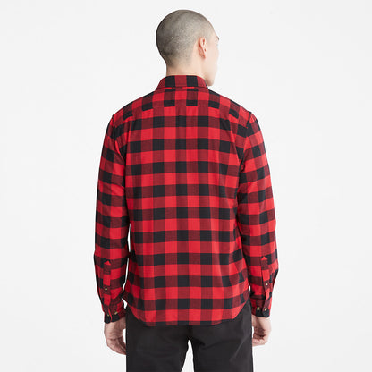 Mens Mascoma River Check Shirt for Men in Red - Timberland