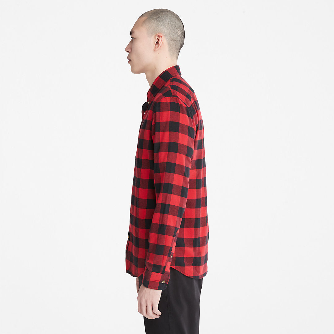 Mens Mascoma River Check Shirt for Men in Red - Timberland
