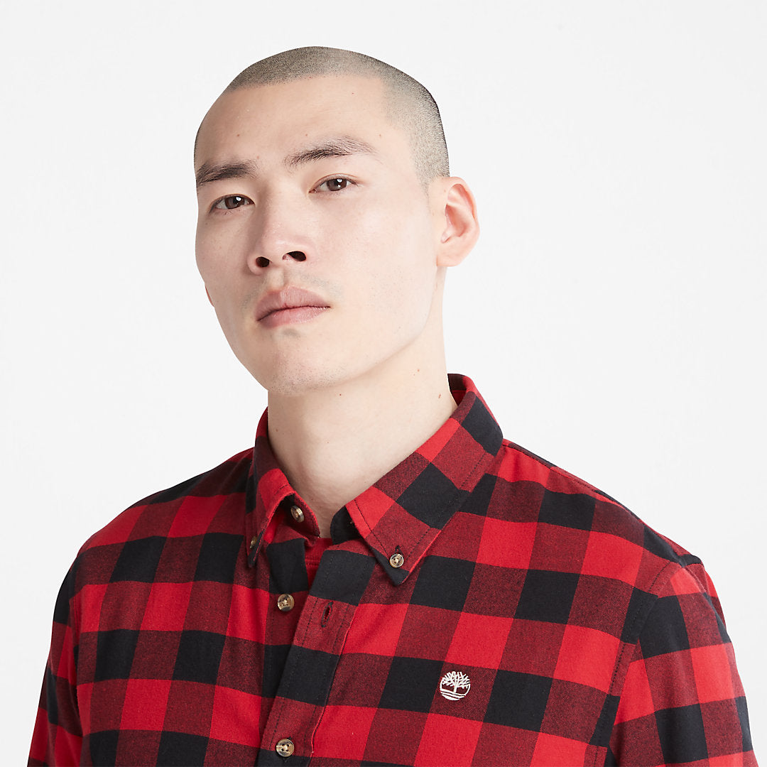 Mens Mascoma River Check Shirt for Men in Red - Timberland