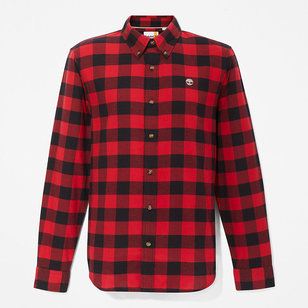 Mens Mascoma River Check Shirt for Men in Red - Timberland