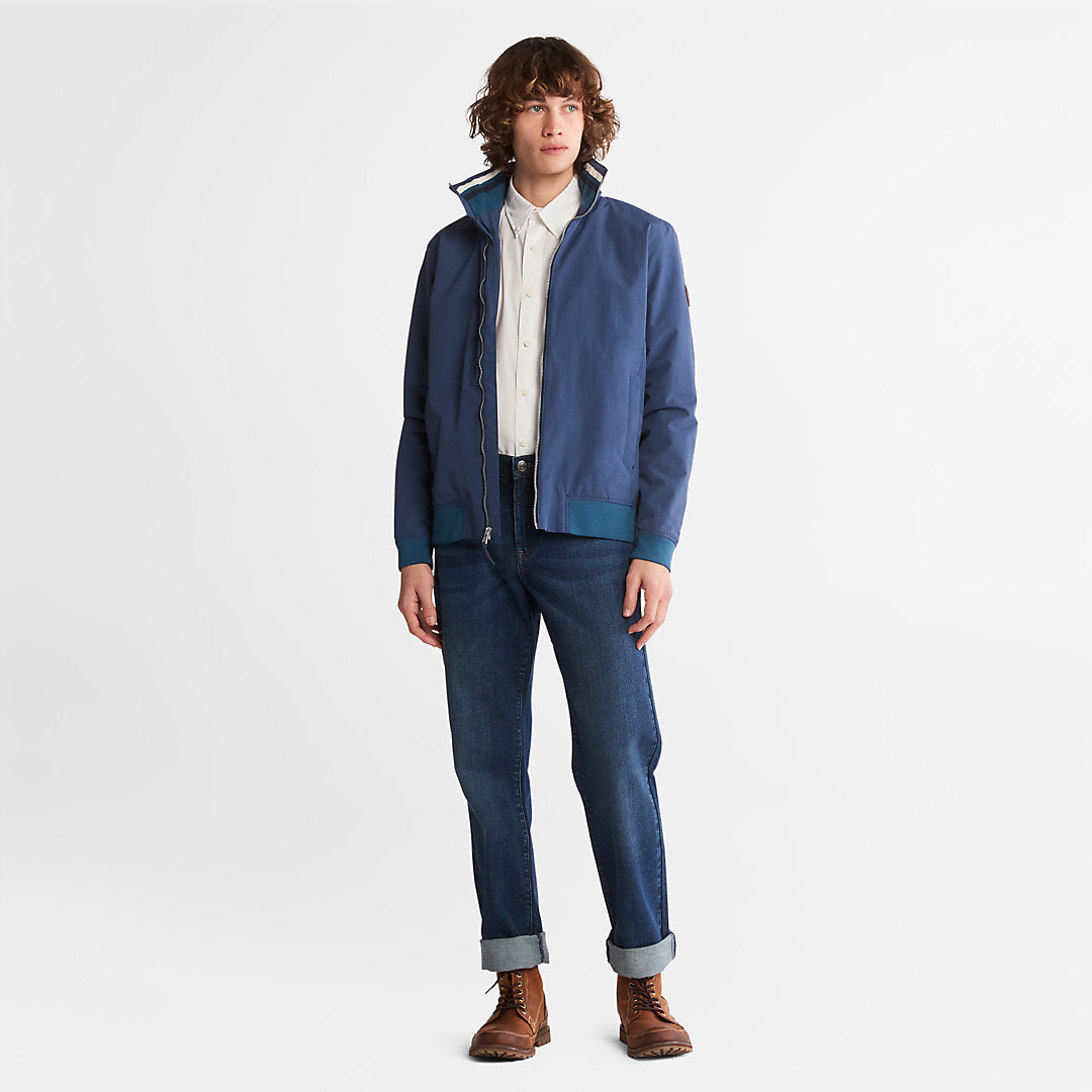 Mens Mount Lafayette Bomber Jacket for Men in Blue - Timberland