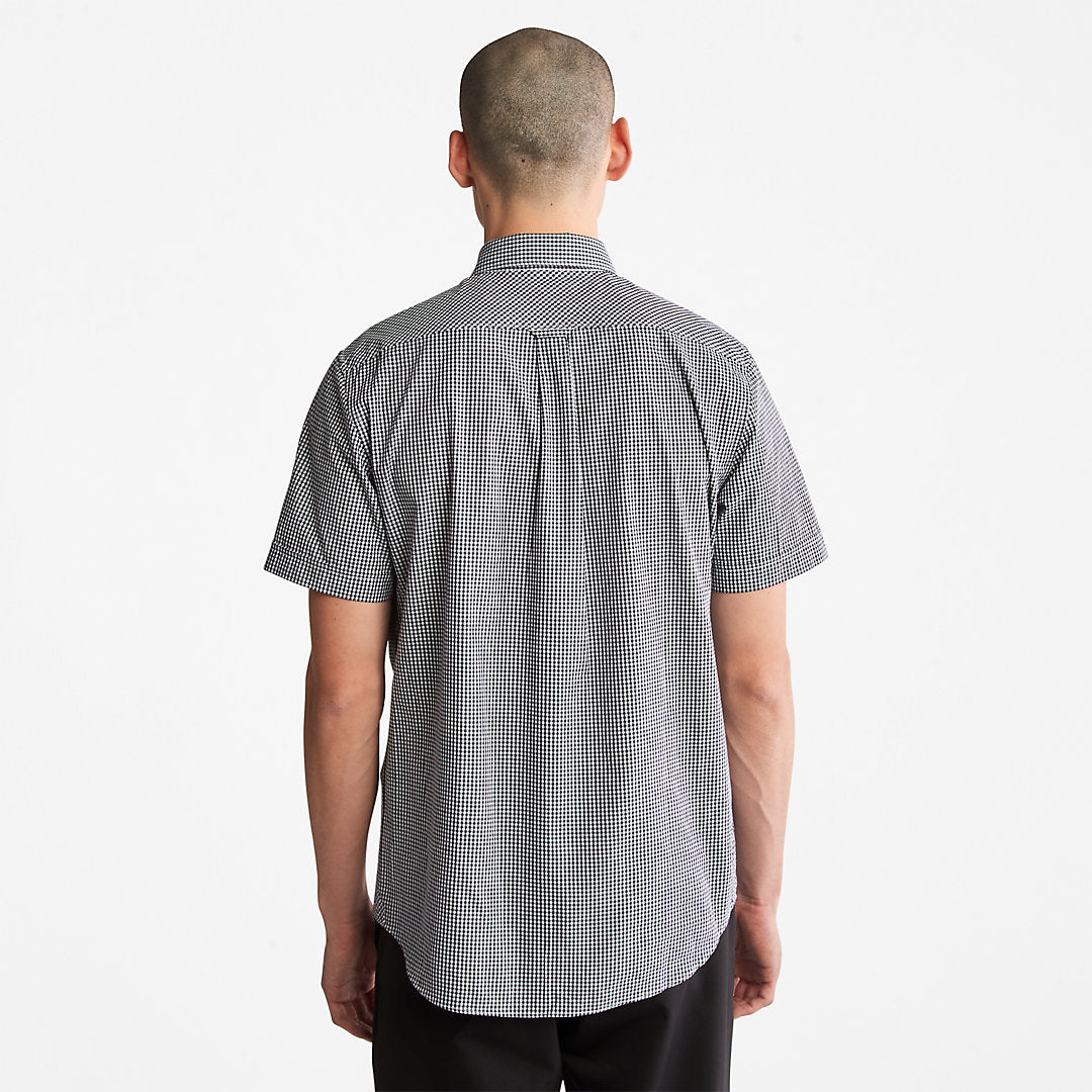 Mens Suncook River Short-Sleeve Poplin Shirt for Men in Navy - Timberland