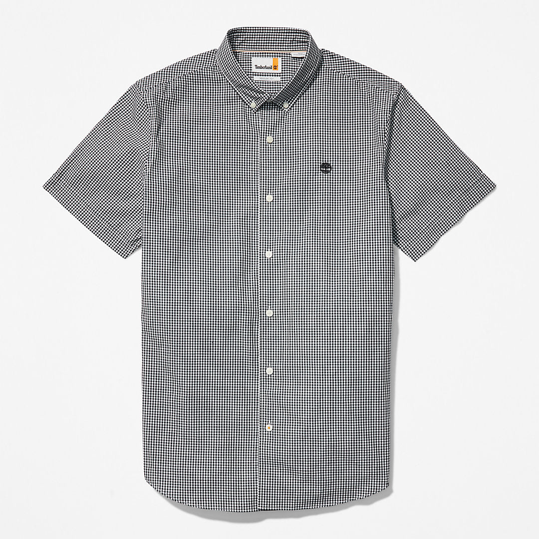 Mens Suncook River Short-Sleeve Poplin Shirt for Men in Navy - Timberland