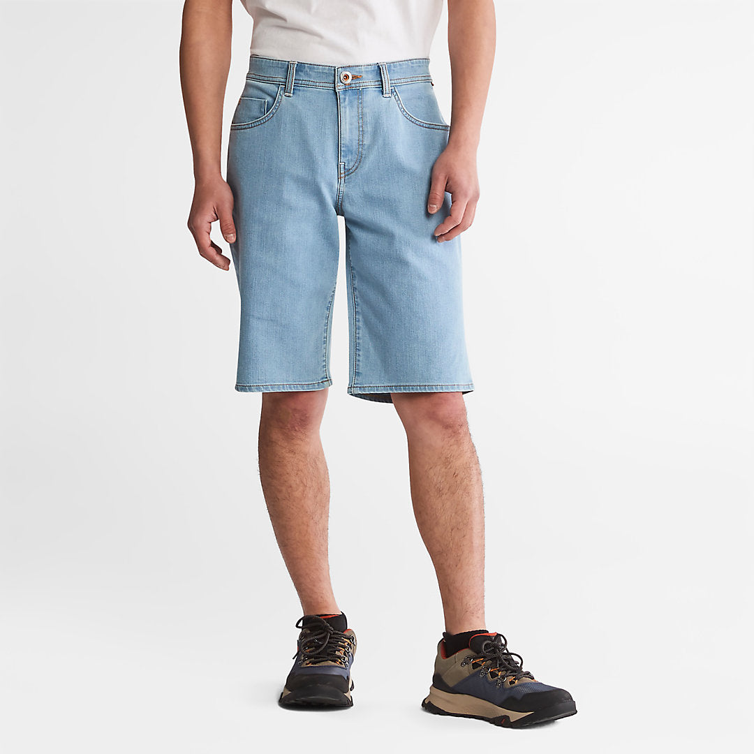 Mens Canobie Lake Denim Shorts for Men in Blue - Timberland