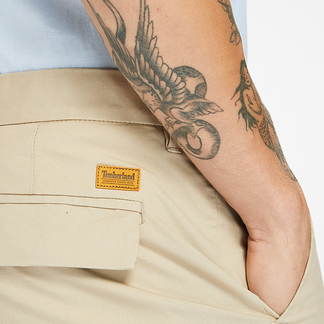 Mens Squam Lake Lightweight Shorts for Men in Beige - Timberland