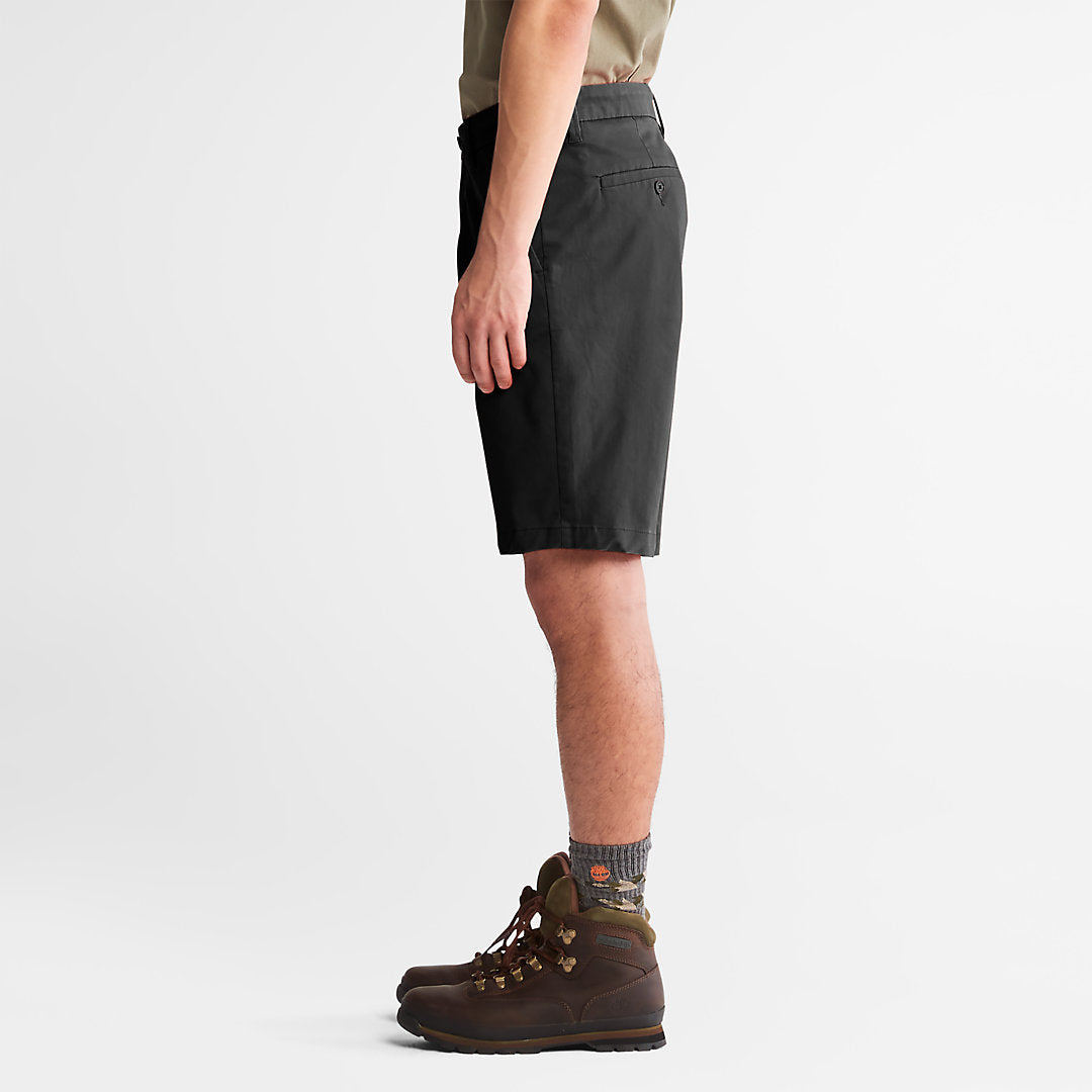 Mens Squam Lake Stretch Chino Shorts for Men in Black - Timberland