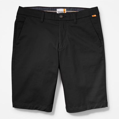 Mens Squam Lake Stretch Chino Shorts for Men in Black - Timberland