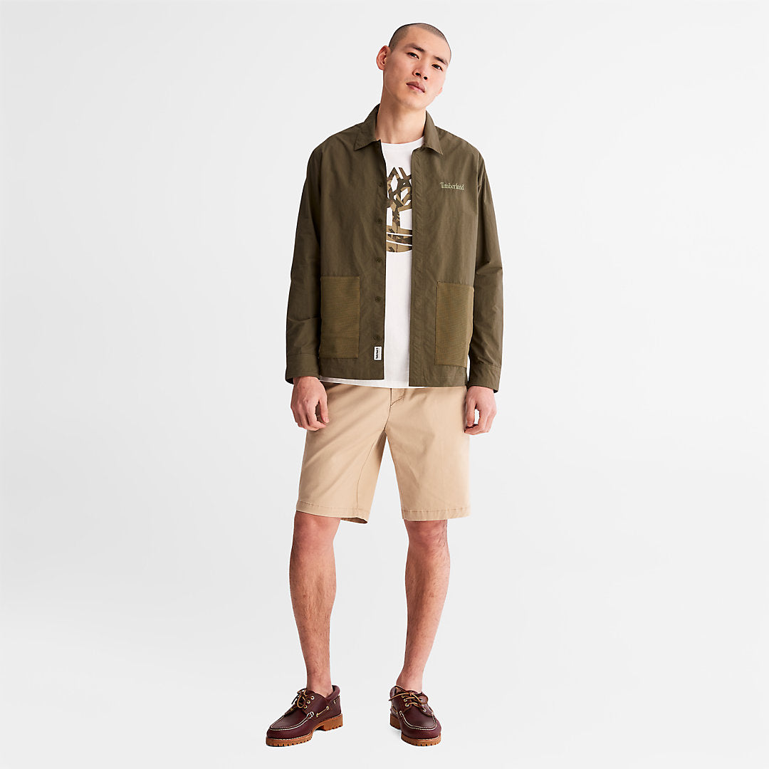 Mens Squam Lake Stretch Chino Shorts for Men in Beige - Timberland