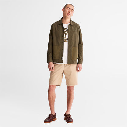 Mens Squam Lake Stretch Chino Shorts for Men in Beige - Timberland