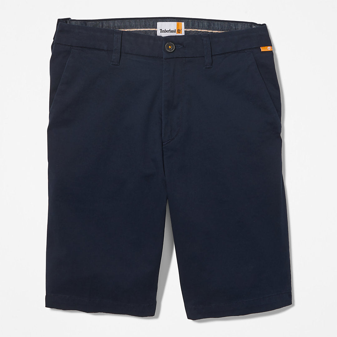 Mens Squam Lake Stretch Chino Shorts for Men in Navy - Timberland