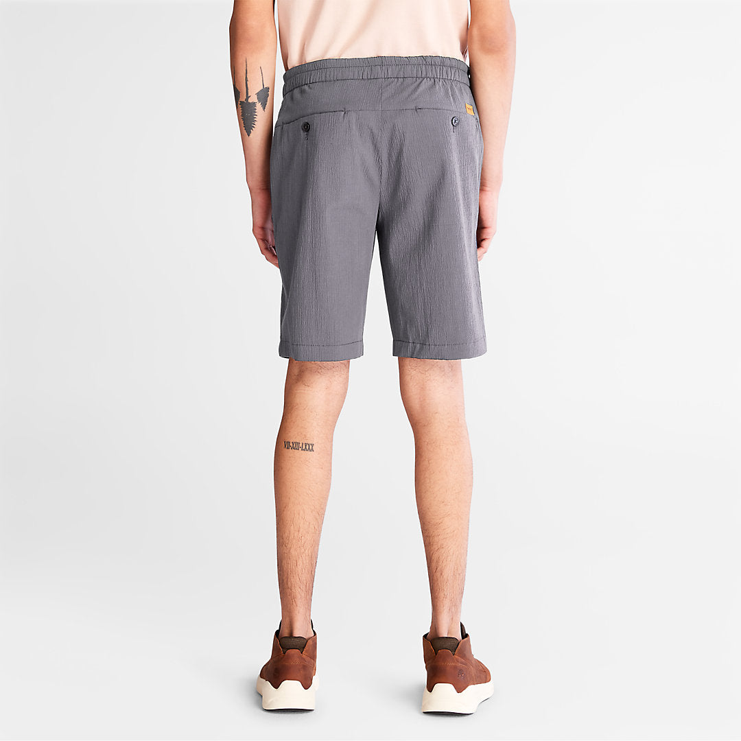 Mens Squam Lake Seersucker Shorts for Men in Grey - Timberland