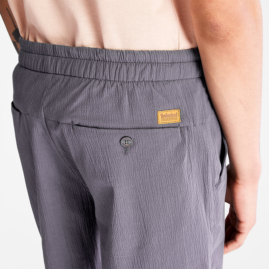 Mens Squam Lake Seersucker Shorts for Men in Grey - Timberland