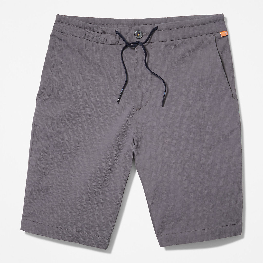 Mens Squam Lake Seersucker Shorts for Men in Grey - Timberland