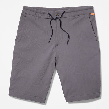 Mens Squam Lake Seersucker Shorts for Men in Grey - Timberland