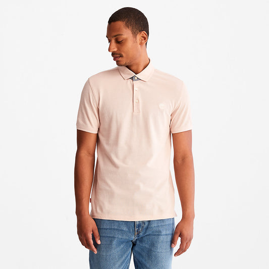 Mens Baboosic Brook Oxford Polo for Men in Light Pink - Timberland
