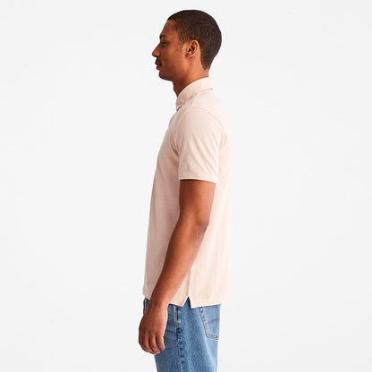 Mens Baboosic Brook Oxford Polo for Men in Light Pink - Timberland