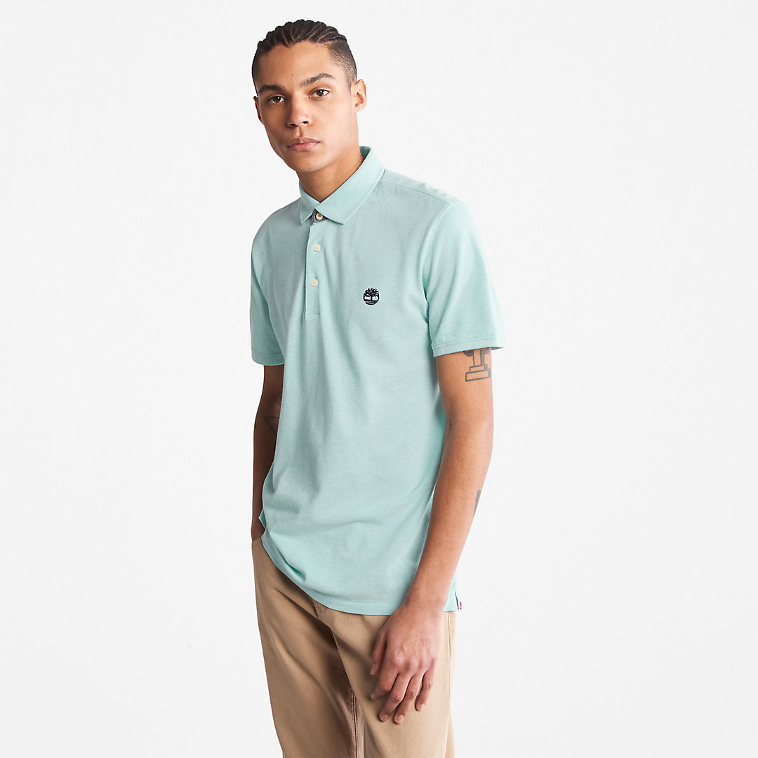 Mens Baboosic Brook Oxford Polo for Men in Green - Timberland