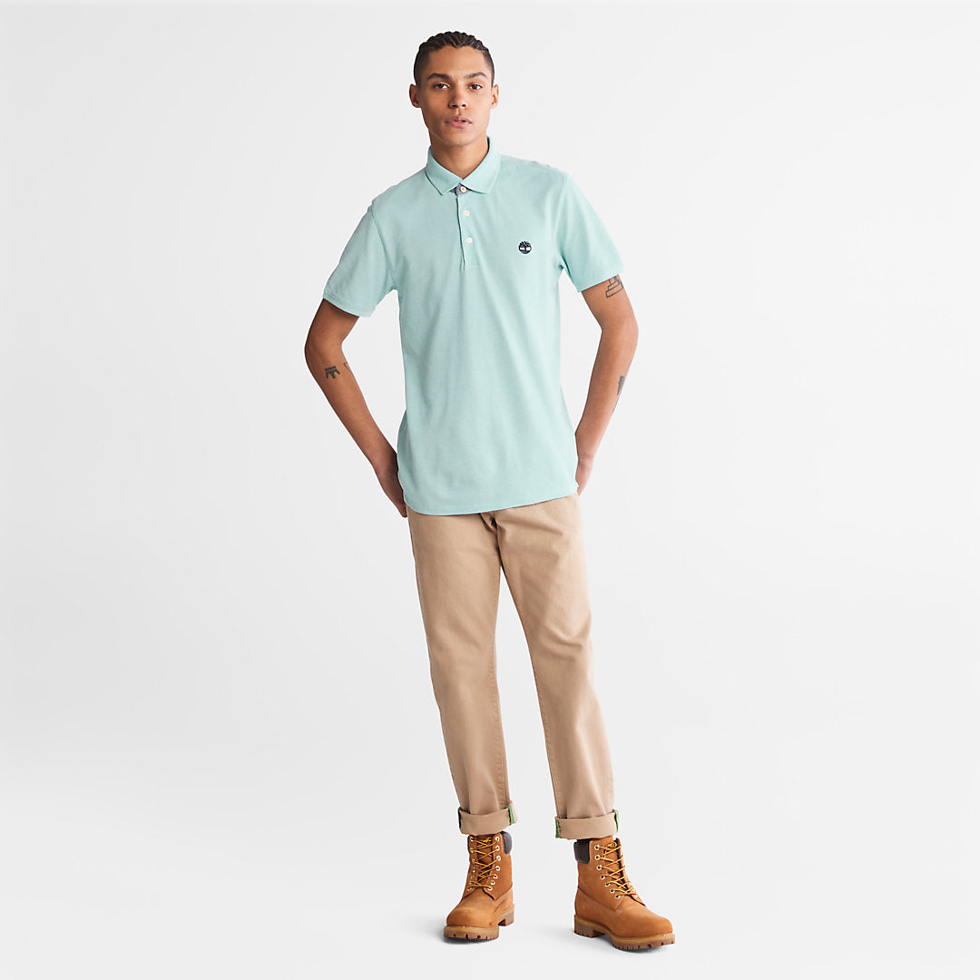 Mens Baboosic Brook Oxford Polo for Men in Green - Timberland