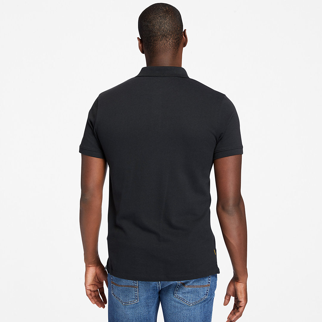 Mens Merrymeeting River Polo Shirt for Men in Black - Timberland