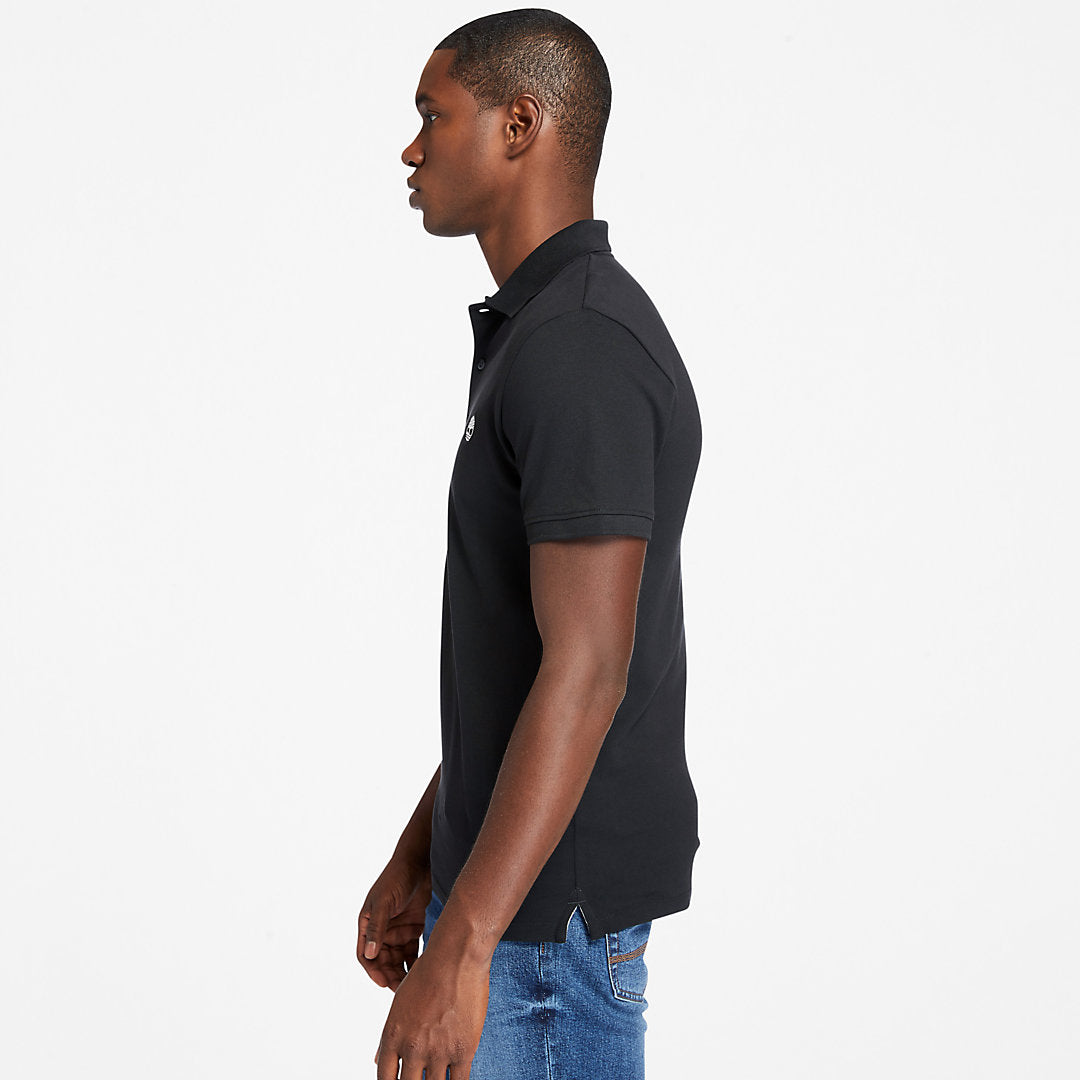 Mens Merrymeeting River Polo Shirt for Men in Black - Timberland